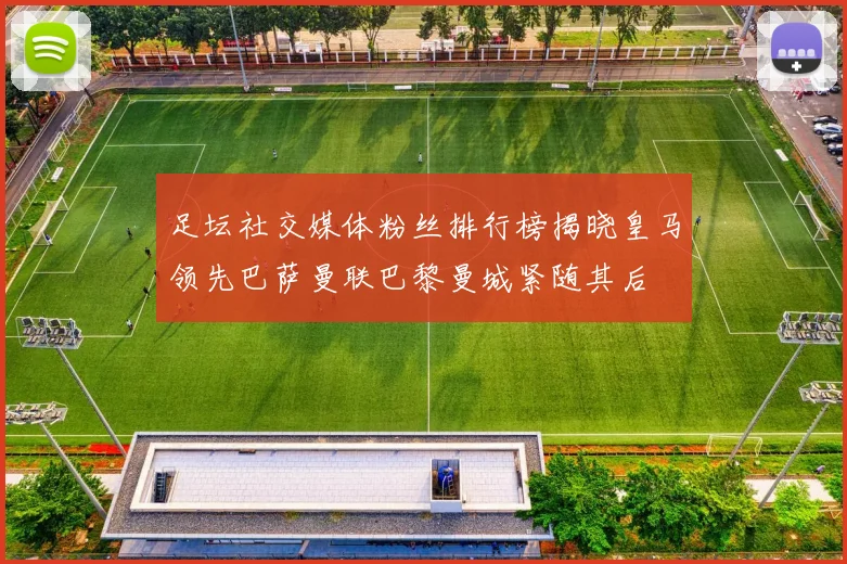 足坛社交媒体粉丝排行榜揭晓皇马领先巴萨曼联巴黎曼城紧随其后